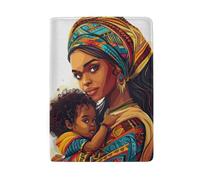 Étui pour passeport avec fentes pour cartes de crédit pour homme, Africain Mon Son