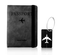 Étui pour passeport de vaccination, passeport, passeport, carte de vaccination, porte-passeport, passeport, pour homme et femme, passeport, cartes de crédit, carte d'identité et documents de voyage,