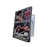 Étui pour passeport personnalisé avec icône The Greatest Boxing Legends, multicolore, M, Porte-passeport