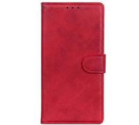 Etui portefeuille Google Pixel 11 Pro XL - Effet Cuir Support Rabat Rouge