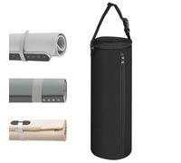 Étui pour plateau chauffant, pochette chauffante électrique, sac de rangement résistant à la chaleur, tissu Oxford durable, poignée de transport solide, noir, taille M, idéal pour un usage domestique