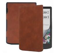 Étui pour Pocketbook Inkpad Color 3/Color 2/InkPad 4/Vivlio InkPad 4 eReader Pocketbook Couleur 2 Housse en cuir TPU avec mise en veille/réveil automatique pour PocketBook Case (marron)
