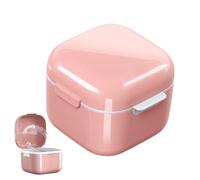 Étui Pour Protège-dents - Support De Rangement Et Étui De Nettoyage Pour Bretelles Invisibles | Boîte De Trempage De Retenue De Dents, Récipient Pour Prothèses Dentaires Et Aligneurs Avec Drain,