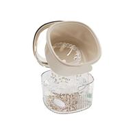 Étui pour prothèse dentaire Boîte de rangement for appareils orthodontiques, trempage des dents invisibles, nettoyage prothèses dentaires, étui ceinture portable