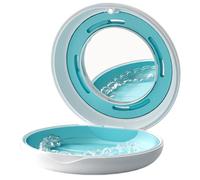 Étui pour prothèse partielle | Conteneur de protection buccale | Boîte de rangement pour appareils dentaires | Étui de protection buccale avec miroirs, support de dentier partiel et récipient