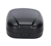 Étui pour prothèses auditives derrière l'oreille, boîte de rangement étanche et résistante aux chutes, boîte de protection portable, conteneur pour prothèses auditives(Le noir)
