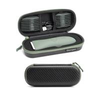 Étui pour rasoir Meridian, compatible avec les tondeuses MANSPOT Manscape à l'aine et au corps, étui de voyage rigide pour le rangement, protège les rasoirs électriques et accessoires - Noir (étui