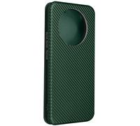Étui pour Realme 11 Pro Plus et 11 Pro Carbone Portefeuille Support Vert foncé
