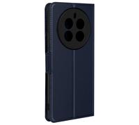 Étui pour Realme 12 Pro 5G Porte-carte Support Vidéo Design Fin Bleu
