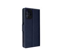 Etui pour Realme 9i 5G porte-carte support vidéo double languette Bleu Nuit