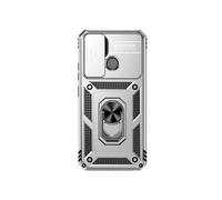 Etui Pour Realme C11 Magnétique Support Anneau Hodler Aimant De Voiture Argent