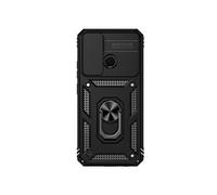 Etui Pour Realme C21Y Anneau Hodler Support Magnétique Aimant De Voiture Noir
