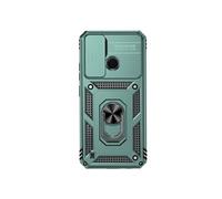 Etui Pour Realme C21Y Anneau Hodler Support Magnétique Aimant De Voiture Vert