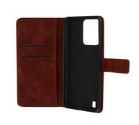 Etui pour Realme C31 Folio Portefeuille Support Vidéo Effet Mat Soft Touch marron