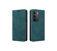 Etui Pour Realme C71 Cuir PU Portefeuille Folio Protecteur Magnétique Vert