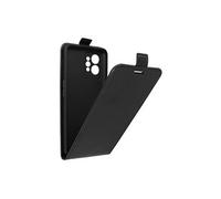 Etui pour Realme GT 2 Pro Clapet Vertical Porte-carte Effet Cuir de Cheval Noir