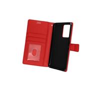 Etui pour Realme GT Neo 3 Clapet Portefeuille Support Vidéo Dragonne Rouge