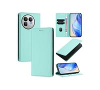 Etui pour Realme GT8 fermeture magnétique, étui portefeuille fin en cuir avec protection RFID et emplacements pour cartes, compatible avec Realme