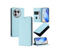 Etui pour Realme GT8 Pro fermeture magnétique, étui portefeuille fin en cuir avec protection RFID et emplacements pour cartes, compatible avec Realme
