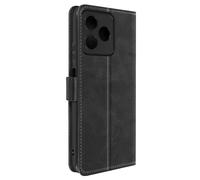 Etui pour Realme Note 50 Porte-carte Support Vidéo Série Vintage Noir