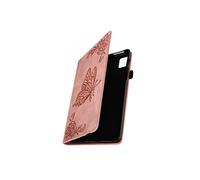 Housse Tablette Avizar Etui pour Realme Pad Mini Motif Papillon Fleurs Rangement cartes Support vidéo rose