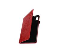 Etui pour Realme Pad Mini Motif Papillon Fleurs Rangement cartes Support vidéo rouge