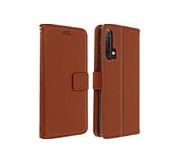 Etui pour Realme X3 Superzoom / X50 / 6 Pro Porte-carte Support Vidéo Dragonne Marron
