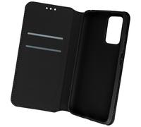 Coque et étui téléphone mobile Avizar Etui pour Xiaomi Redmi 10 et 10 2022 Clapet Portefeuille Fonction Support Vidéo Noir