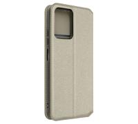 Étui pour Redmi Note 12 4G clapet magnétique porte-carte support vidéo Or