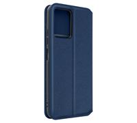 Étui pour Redmi Note 12 5G clapet magnétique porte-carte support vidéo Bleu nuit