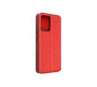 Etui pour Redmi Note 12 Pro Plus 5G clapet porte-carte support vidéo Rouge