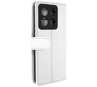 Étui pour Redmi Note 13 Pro 5G Porte-carte Support Vidéo Série Vintage Blanc