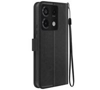 Mayaxess Étui pour Redmi Note 13 Pro 5G Portefeuille, Support et Dragonne Noir
