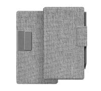 Étui pour Remarkable Paper Pro Move, Folio Tissage mosaïque, Porte-Stylo Rabattable, Veille/réveil Auto, Doublure Microfibre, Design Rabat, Aimant Puissant (Gris Tissage)