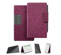 Étui pour Remarkable Paper Pro Move, support multi-angles avec porte-stylo pliable à l'arrière, couverture folio tissée mosaïque avec fonction veille/réveil automatique, doublure en microfibre, aimant
