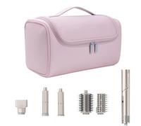 Étui pour requin Dyson - Étui de voyage compatible avec Dyson Airwrap, sac de rangement rose pour outils capillaires, organiseur de voyage portable Airwrap Stylist, rose
