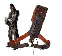 Étui pour sabres légers - Support de fourreau de ceinture réglable | grenouille de transport arrière en cuir PU, accessoire de costume médiéval | Cosplay chevalier guerrier Halloween Renaissance