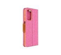 Étui pour Samsung A23 5G et M23 5G Tissu Portefeuille Série Canvas Book Rose