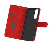 Coque et étui téléphone mobile Avizar Etui pour Samsung Galaxy A03s Clapet Portefeuille Support Vidéo Rouge