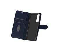 Etui pour Samsung Galaxy A03s Clapet Portefeuille Support Vidéo Bleu Nuit