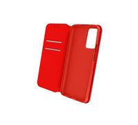 Coque et étui téléphone mobile Avizar Etui pour Samsung Galaxy A03s Porte-carte Support Vidéo Clapet Magnétique Rouge