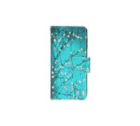 Etui pour Samsung Galaxy A12 Clapet Multicompartiments et Support Vidéo Petites Fleurs