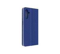 Etui pour Samsung Galaxy A13 5G et A04s Porte-carte Design Carbone Bleu Roi