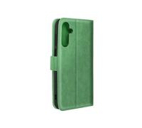 Etui pour Samsung Galaxy A15 Clapet Portefeuille et Support Vidéo Vert