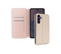 Etui pour Samsung Galaxy A16 Clapet Porte-cartes et Support Vidéo Dorée