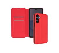 Etui pour Samsung Galaxy A16 Clapet Porte-cartes et Support Vidéo Rouge