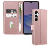 Étui pour Samsung Galaxy A16 Clapet Portefeuille et Support Vidéo Rose champagne