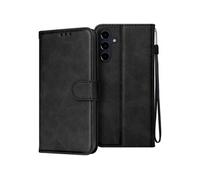 Avizar Étui pour Samsung Galaxy A16 Dragonne Clapet Support Portefeuille Noir