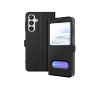 Etui pour Samsung Galaxy A16 Fenêtre Fonction Support Vidéo Noir