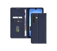 Etui pour Samsung Galaxy A17 Chesterfield avec Rangement Cartes Support Vidéo Bleu nuit